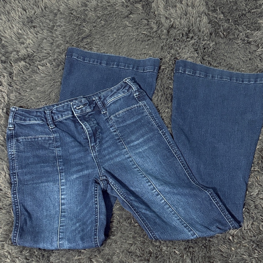 Altar'd State Dark Blue Boot Cut Jeans